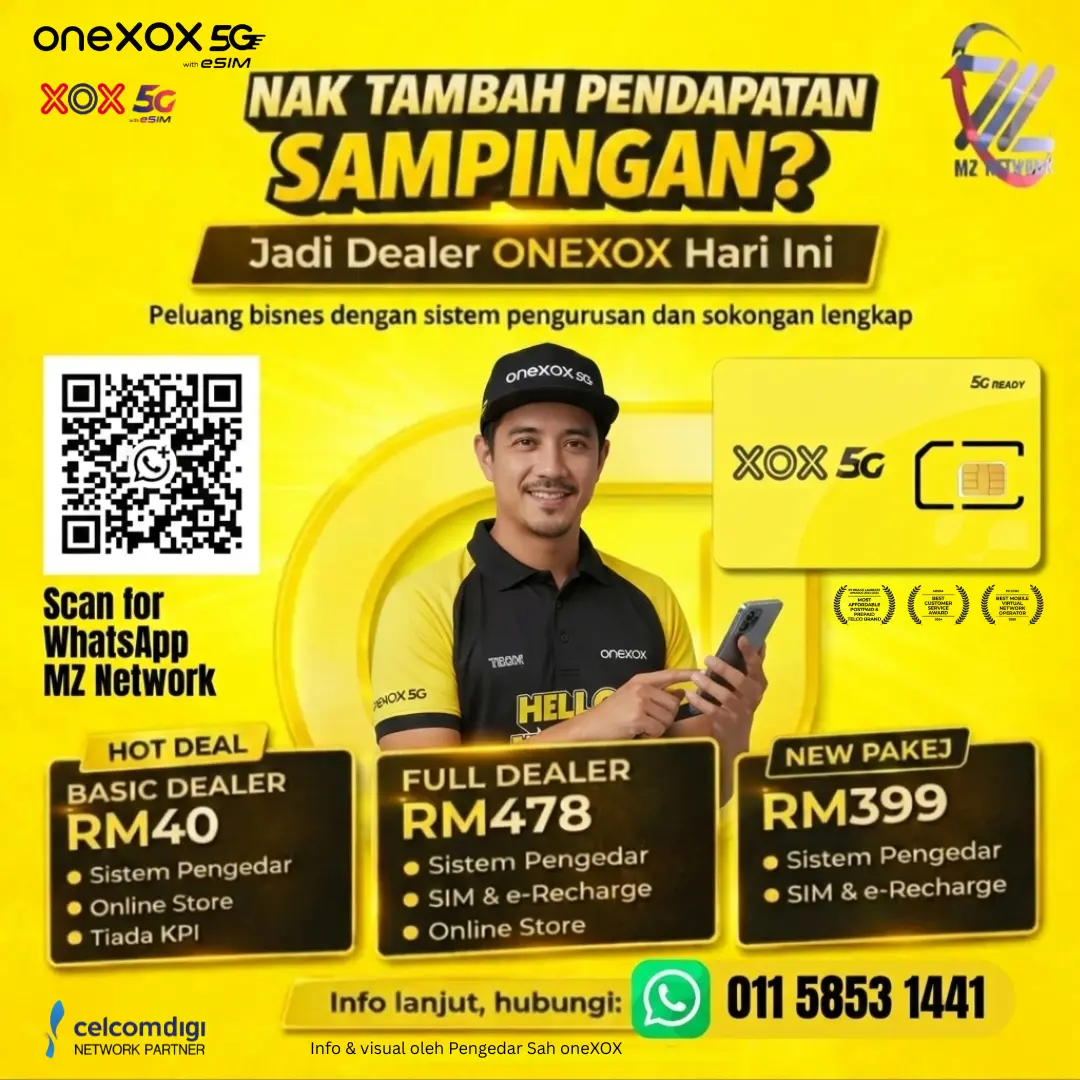 Nak tambah pendapatan sampingan - Jadi Dealer ONEXOX hari ini