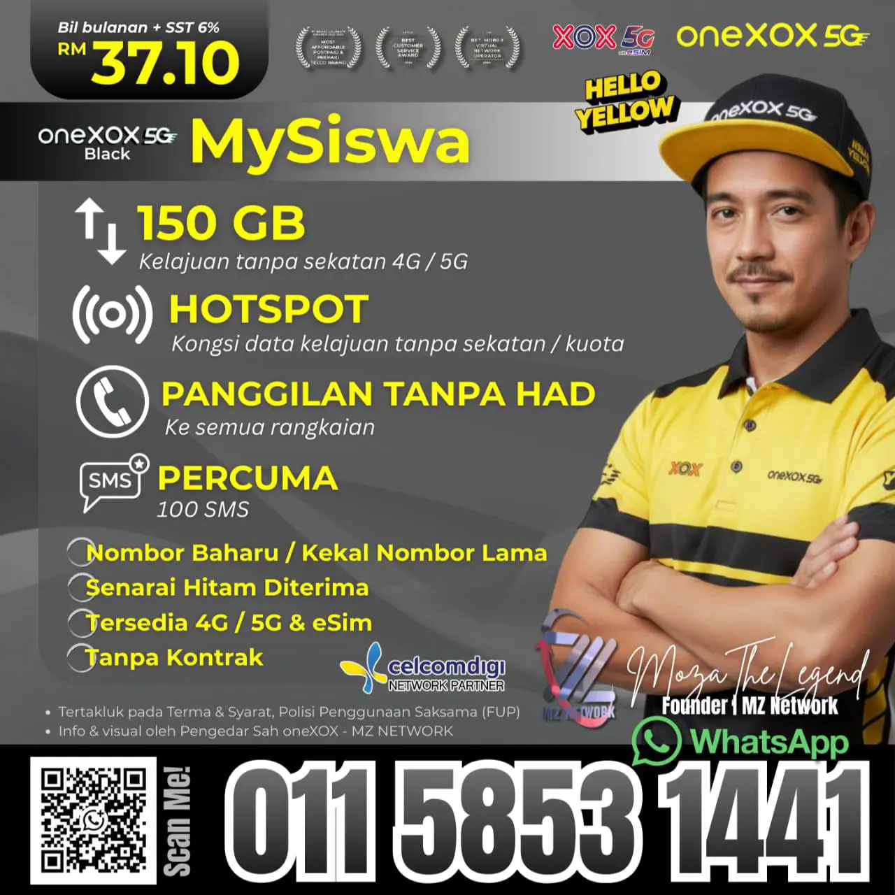 Postpaid Black MySiswa